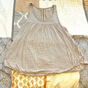 This is a small American eagle tank top with some glitter detail in it!